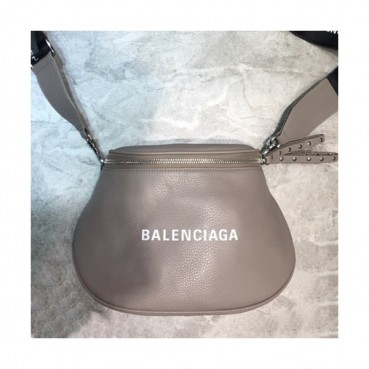 Balenciaga 2019 Leather  Shoulder Bag,24CM - 발렌시아가 2019 남여공용 레더 숄더백,BGB0361,24CM,그레이