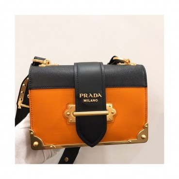Prada Cahier Leather Shoulder Bag,20cm - 프라다 카이에 레더 여성용 숄더백 ,1BD045