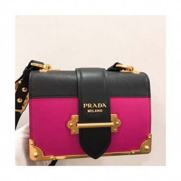 Prada Cahier Leather Shoulder Bag,20cm - 프라다 카이에 레더 여성용 숄더백 ,1BD045