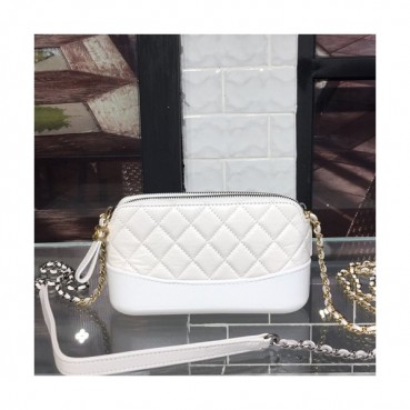 Chanel Women Gabrielle Leather Chain Shoulder Bag ,18CM - 샤넬 여성용 가브리엘 레더 체인 숄더백,CHAB0821,18CM,화이트