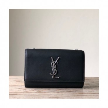 Saint Laurent 2019 Leather Shoulder Bag,20CM - 입생로랑 2019 레더 여성용 숄더백,8529, SLB0426,20CM,블랙