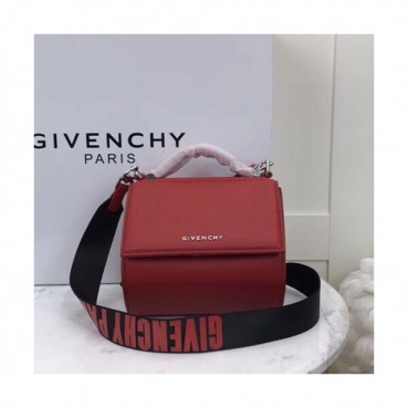 Givenchy 2019 Pandora Box Leather Tote Shoulder Bag,18CM - 지방시 2019 판도라 박스 레더 토트 숄더백,GVB0097,18CM,레드
