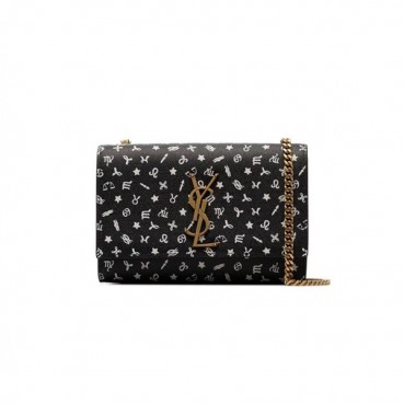 Saint Laurent 2019 Leather Shoulder Bag,20CM - 입생로랑 2019 레더 여성용 숄더백,8529, SLB0403,20CM,블랙