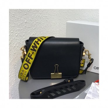 Off White 2019 Leather Binder Clip Shoulder Bag,19cm - 오프화이트 2019 레더 바인더 클립 숄더백 5502