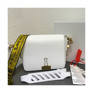 Off White 2019 Leather Binder Clip Shoulder Bag,19cm - 오프화이트 2019 레더 바인더 클립 숄더백 5502