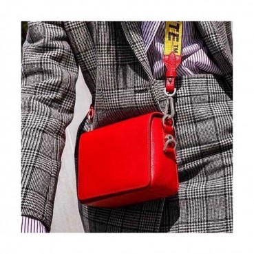 Off White 2019 Leather Binder Clip Shoulder Bag,19cm - 오프화이트 2019 레더 바인더 클립 숄더백 5502