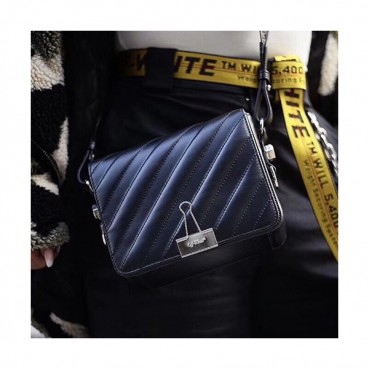 Off White 2019 Leather Binder Clip Shoulder Bag,19cm - 오프화이트 2019 레더 바인더 클립 숄더백 5510