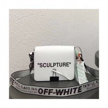 Off White 2019 Leather Binder Clip Shoulder Bag,19cm - 오프화이트 2019 레더 바인더 클립 숄더백 5509