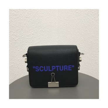 Off White 2019 Leather Binder Clip Shoulder Bag,19cm - 오프화이트 2019 레더 바인더 클립 숄더백 5509