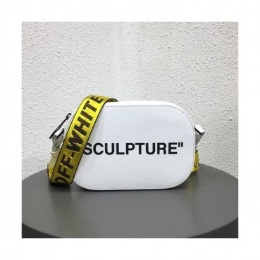 Off White 2019 Leather Camera Shoulder Bag,21cm - 오프화이트 2019 레더 카메라 숄더백 5521