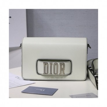 Dior 2019 Leather Chain Shoulder Bag ,25CM - 디올 2019 레더 여성용 체인 숄더백,DIOB0281,25CM,화이트