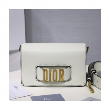 Dior 2019 Leather Chain Shoulder Bag ,25CM - 디올 2019 레더 여성용 체인 숄더백,DIOB0280,25CM,화이트