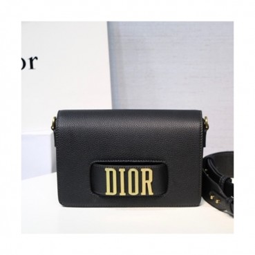 Dior 2019 Leather Chain Shoulder Bag ,25CM - 디올 2019 레더 여성용 체인 숄더백,DIOB0277,25CM,블랙