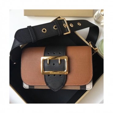 Burberry 2019 Leather Buckle Small Shoulder Bag, 19.5cm - 버버리 2019 레더 버클 스몰 숄더백 ,BURB0299,19.5cm,브라운