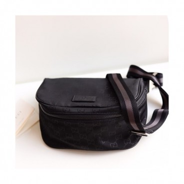 Gucci 2019 Canvas Shoulder Bag,24CM - 구찌 2019 남여공용 캔버스 숄더백 449132,GUB0673,24CM,블랙