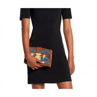 Louis Viutton 2019  Denim Shouder Bag ,20cm - 루이비통 2019 데님 여성용 숄더백 M55047,LOUB1428 ,20cm,블루+브라운