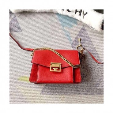 Givenchy 2019 Leather Medium Shoulder Bag,22CM - 지방시 2019 레더 미듐 숄더백,GVB0072,22CM,레드 