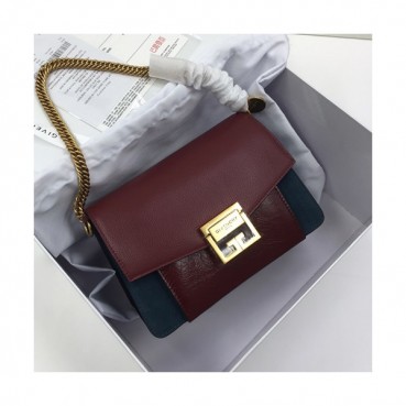 Givenchy 2019 Leather Medium Shoulder Bag,22CM - 지방시 2019 레더 미듐 숄더백,GVB0069,22CM,와인