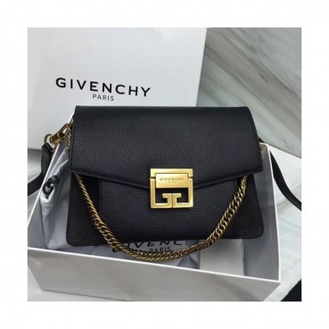 Givenchy 2019 Leather Medium Shoulder Bag,22CM - 지방시 2019 레더 미듐 숄더백,GVB0067,22CM,블랙