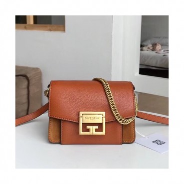 Givenchy 2019 Leather Shoulder Bag,15.5CM - 지방시 2019 레더 여성용 숄더백,GVB0065,15.5CM,브라운