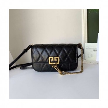 Givenchy 2019 Leather Shoulder Bag,18CM - 지방시 2019 레더 숄더백,GVB0050,18CM,블랙