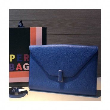 Valextra 2019 Epsom Leather Shoulder Bag,28CM - 발렉스트라 2019 엡송 레더 숄더백,VALB0103,28CM,블루