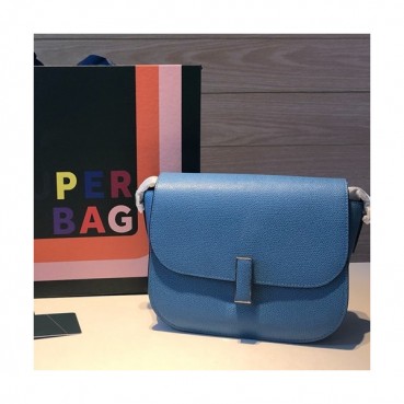 Valextra 2019 Epsom Leather Shoulder Bag,20CM - 발렉스트라 2019 엡송 레더 숄더백,VALB0089,20CM,블루