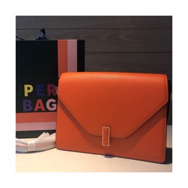 Valextra 2019 Epsom Leather Shoulder Bag,26CM - 발렉스트라 2019 엡송 레더 숄더백,VALB0082,26CM,오렌지