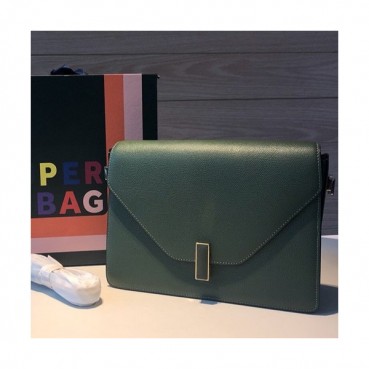 Valextra 2019 Epsom Leather Shoulder Bag,22/26CM - 발렉스트라 2019 엡송 레더 숄더백,VALB0079,22/26CM,그린