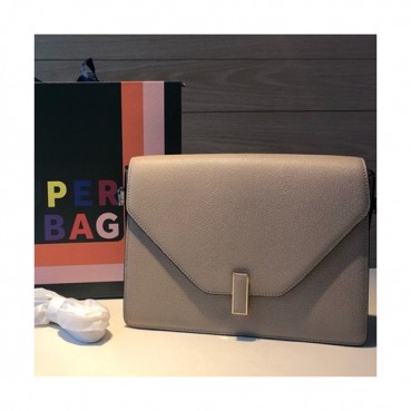 Valextra 2019 Epsom Leather Shoulder Bag,22/26CM - 발렉스트라 2019 엡송 레더 숄더백,VALB0077,22/26CM,카키