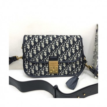 Dior 2019 Oblique Shoulder Bag,26CM - 디올 2019 오블리크 여성용 숄더백  DIOB0261,26CM,블랙