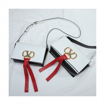 Valentino 2019 V-ring Leather Shoudler Bag,20/25CM 