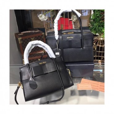 MiuMiu 2019 Women Tote Shoulder Bag ,26 / 29cm - 미우미우 2019 여성용 토트 숄더백,5BA056 / 5BA055, MIUB0269 , 26/29cm,블랙