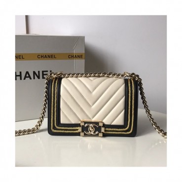 Chanel 2019 Leboy Leather Chain Shoulder Bag ,20CM - 샤넬 2019 르보이 레더 체인 숄더백 67085 