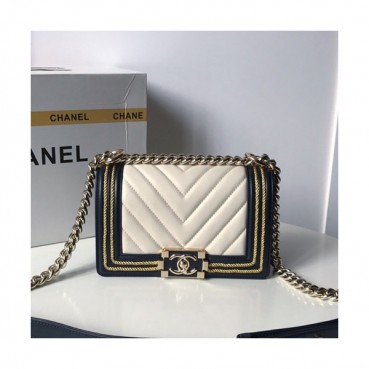 Chanel 2019 Leboy Leather Chain Shoulder Bag ,20CM - 샤넬 2019 르보이 레더 체인 숄더백 67085 