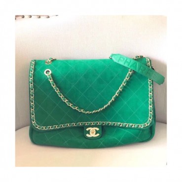 Chanel 2019 Big Size Chain Shoulder Bag  ,50CM - 샤넬 2019 빅 사이즈 체인 숄더백  CHAB0745,50CM,그린