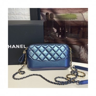 Chanel Women Gabrielle Leather Chain Shoulder Bag ,18.5CM - 샤넬 여성용 가브리엘 레더 체인 숄더백,CHAB0732,18.5CM,다크블루