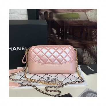 Chanel Women Gabrielle Leather Chain Shoulder Bag ,18.5CM - 샤넬 여성용 가브리엘 레더 체인 숄더백,CHAB0730,18.5CM,핑크