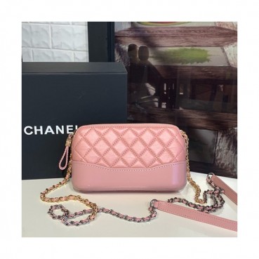 Chanel Women Gabrielle Leather Chain Shoulder Bag ,18.5CM - 샤넬 여성용 가브리엘 레더 체인 숄더백,CHAB0729,18.5CM,핑크