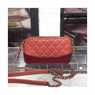 Chanel Women Gabrielle Leather Chain Shoulder Bag ,18CM - 샤넬 여성용 가브리엘 레더 체인 숄더백,CHAB0728,18CM,코랄핑크