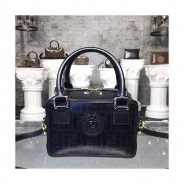 Fendi 2019 Boston Mini Tote Shoulder Bag,19cm - 펜디 2019 여성용 보스턴 미니 토트 숄더백 FENB0406,19CM,블랙