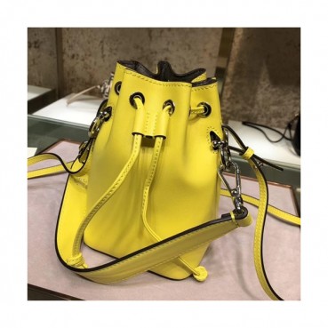 Fendi 2019 Mon Tresor Bucket Shoulder Bag ,18CM - 펜디 2019 몬 트레조 버킷 숄더백  FENB0391,18CM,옐로우