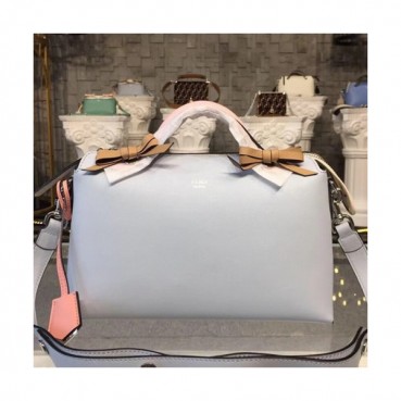 Fendi 2019 Boston Tote Shoulder Bag,28CM - 펜디 2019 여성용 보스턴 토트 숄더백 FENB0381,28CM,그레이블루