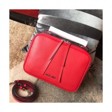 MiuMiu 2019 Tote Shoulder Bag,27cm - 미우미우 2019 여성용 토트 숄더백,5VT003, MIUB0220 , 27cm,레드