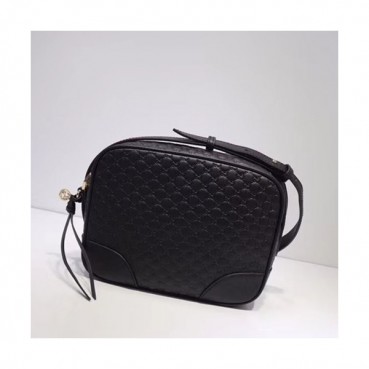 Gucci 2019 Microssima Leather Shoulder Bag,22CM - 구찌 2019  마이크로시마 레더 숄더백 449413,GUB0603 ,22cm,블랙