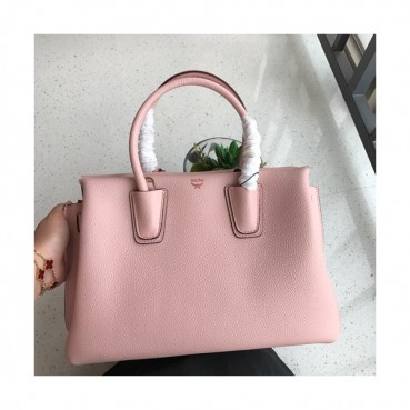 MCM 2019 Milla Leather Tote Shoulder Bag,31cm - 엠씨엠 2019 여성용 밀라 레더 토트 숄더백 MCMB0207, 31cm,핑크