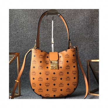 MCM 2019 Patricia Visetos Tote Shoulder Bag,26cm - 엠씨엠 2019 패트리샤 비세토스 여성용 토트 숄더백 MCMB0147, 26cm,브라운