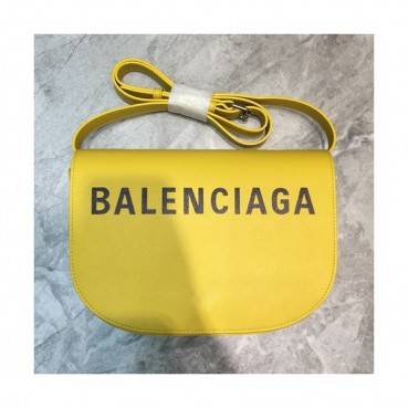 Balenciaga 2019 Ville Day Leather Large Shoulder Bag,24CM - 발렌시아가 2019 빌 데이 레더 라지 숄더백,BGB0284,24CM,옐로우