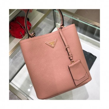 Prada Double Saffiano Tote Shoulder Bag,23cm - 프라다 여성용 두블레 사피아노 토트 숄더백 ,1BA212