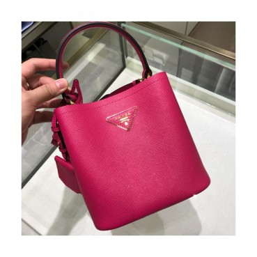 Prada 2019 Double Small Saffiano Tote Shoulder Bag,18cm - 프라다 2019 여성용 두블레 스몰 사피아노 토트 숄더백 ,1BA217